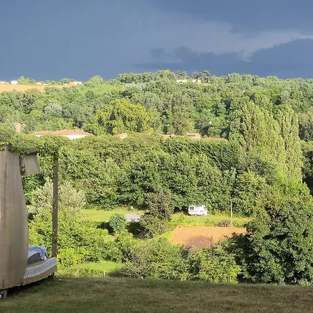 Au Clair De -vue Panoramique-bulle De Fraicheur Piscine 10m2 Hors Sol -chambres Independantes- Romance Avec Jardin Et Jacuzzi Privatifs-calme * Vianne